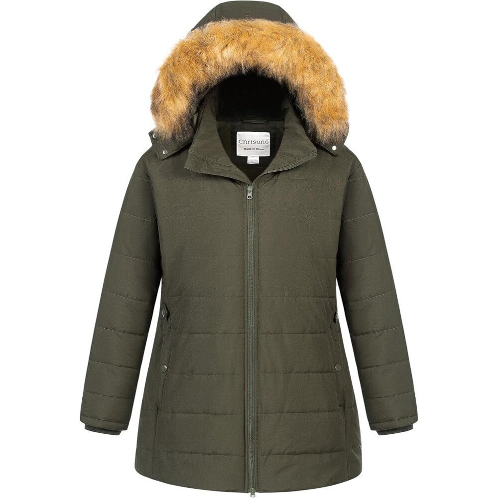 Women's Plus Size Winter Puffer Jacket Warm Long Winter Coats Quilted Waterproof
